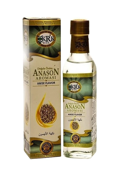 Gıda Anason Aroması Cam Şişe 250 ml Anoson Aroma