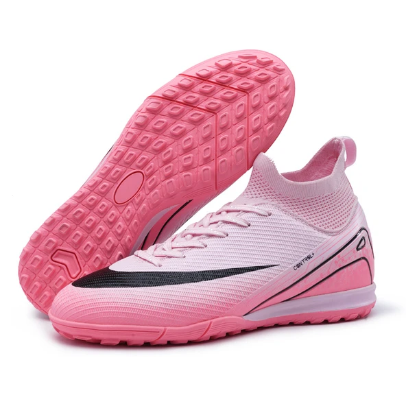 Unisex Çocuk Futbol Ayakkabısı - Yüksek Topuklu (Pembe)