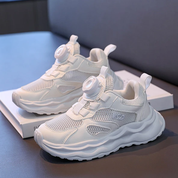Unisex Çocuk Spor Ayakkabı (Beyaz-2)