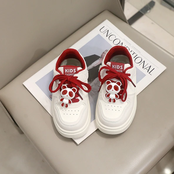 Unisex Çocuk Günlük Spor Ayakkabı (Kırmızı)