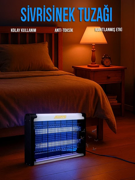 Sivrisinek Tuzağı Elektronik Sivrisinek Öldürücü Kokusuz, Sessiz Dış Ortamda Kullanıma Uygun - 3