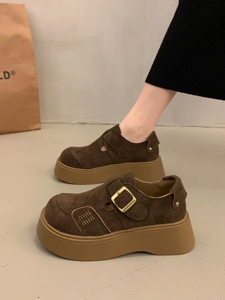 Kadın Loafer Ayakkabı (Kahverengi)