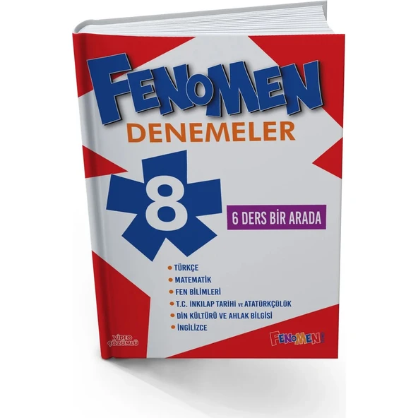 Fenomen Kitap 8. Tüm Dersler Branş Denemeleri