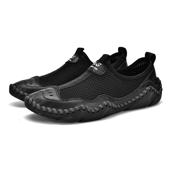 Erkek Günlük Slip-On Ayakkabı (Siyah)