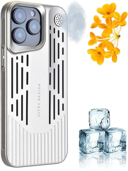 iPhone 11 Lüks Kokulu Telefon Kılıfı Ultra Design & Darbeye Dayanıklı Şık Premium Kılıf ( Krem ) - 2