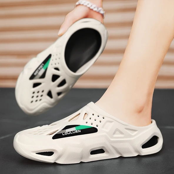 Erkek Terlik Sandalet - EVA - Plaj ve Su Ayakkabısı (Mor) - Resim 3