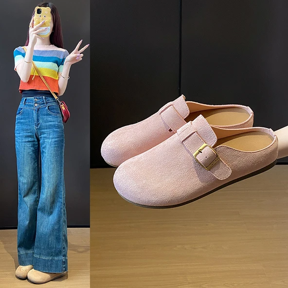 Kadın Terlik Sandalet (Pembe)