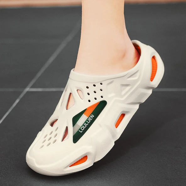 Erkek Terlik Sandalet - EVA - Plaj ve Su Ayakkabısı (Mor) - Resim 9