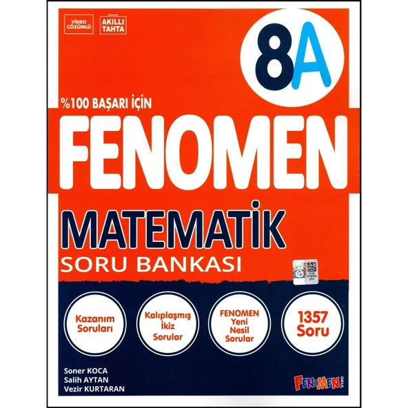 Gama Yayınları 8. Sınıf Matematik Fenomen (A) Soru Bankası