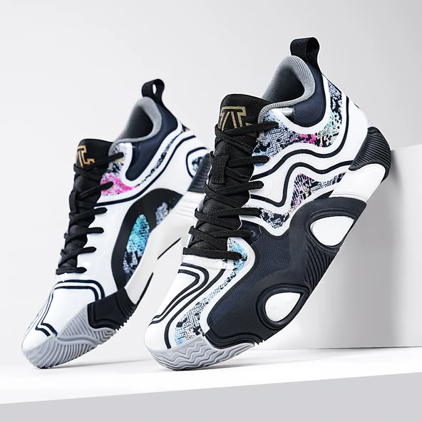 Unisex Basketbol Ayakkabısı (Siyah - Beyaz)