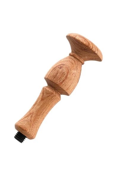 Ahşap Mum Mühür Sapı Gül Ağacı G24 Tasarımı Özel Seri M8 Dişli ürün görseli