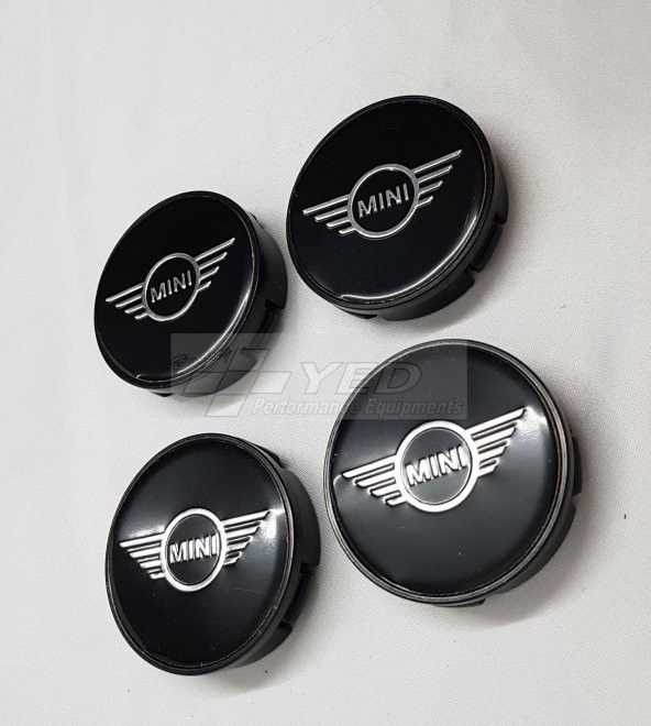 Jant Göbeği Mini Cooper 58/55 (55mm Yuva)4lü set Sİyah Alüminyum