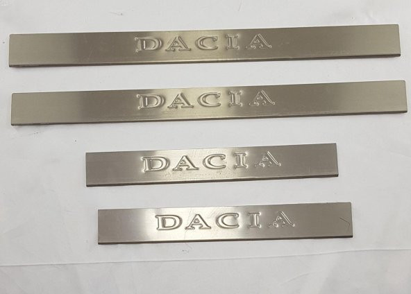 Dacia Kapı Eşik Çıtası Krom 4lü Set Paslanmaz - 2