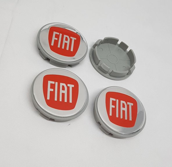 Jant Göbeğİ FİAT 65/60 60mm YUVA 4LÜ SET KIRMIZI gri