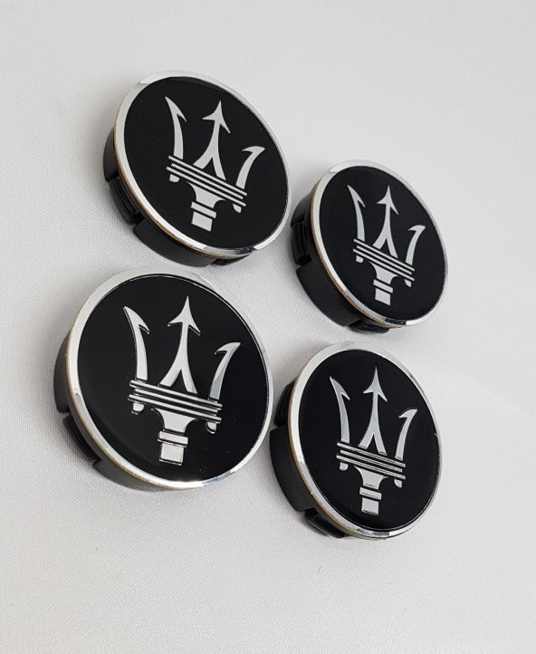 Jant Göbeği Maserati 65/62 62mm Yuva 4lü Set siyah