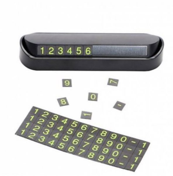 Geçici Park Telefon Numarası Plaketi - 3