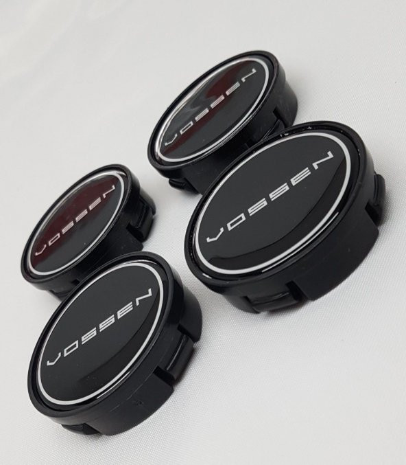 Jant Göbeğİ VOSSEN 56/52 52mm YUVA 4LÜ SET Plasto Damla Siyah - 3