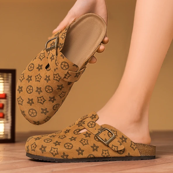 Erkek Günlük Sandalet (Sarı kahverengi) - Resim 4