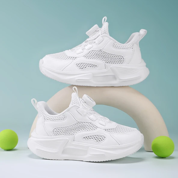 Unisex Çocuk Yazlık Spor Ayakkabı (Beyaz)