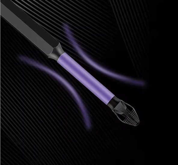 Profesyonel Manyetik Kaymaz Darbe Uçlu Çapraz Tornavida 150/90/70/65/50mm/Ts - 6