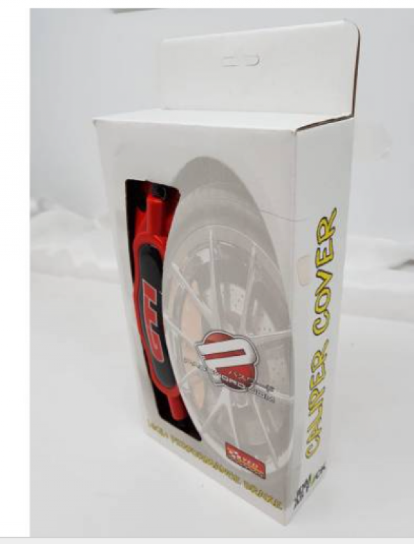 Kaliper Kapağı GTI Logolu 4lü Kırmızı Renk Plasto Logo - 3