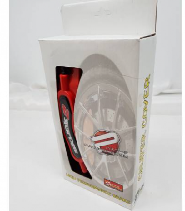 Kaliper Kapağı Skunk 2 Logolu Kırmızı 4lü Set Plasto logo - 3