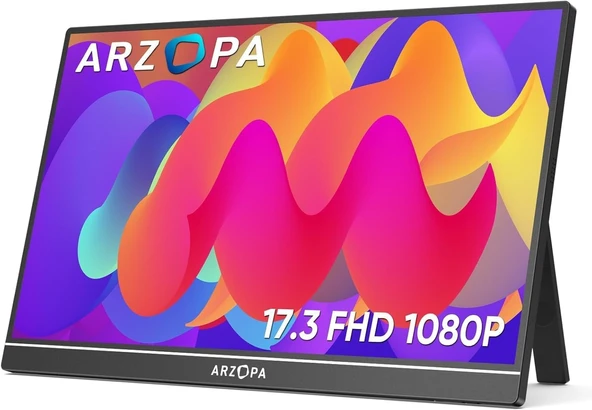 Arzopa A1M 17.3" Full HD 60Hz IPS Ultra İnce Taşınabilir Monitör