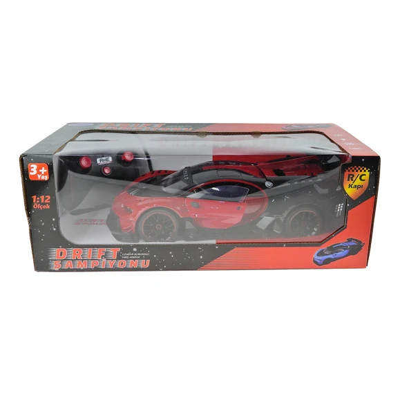 1:12 Ölçek U/K Araba Süper Sports R Işıklı Şarjlı Kapıları Açılan - 2