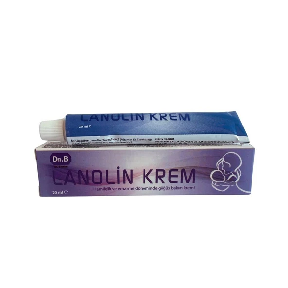 Dr.B Lanolin Krem Hamilelik ve Emzirme Döneminde Göğüs Bakım Kremi 20 ml