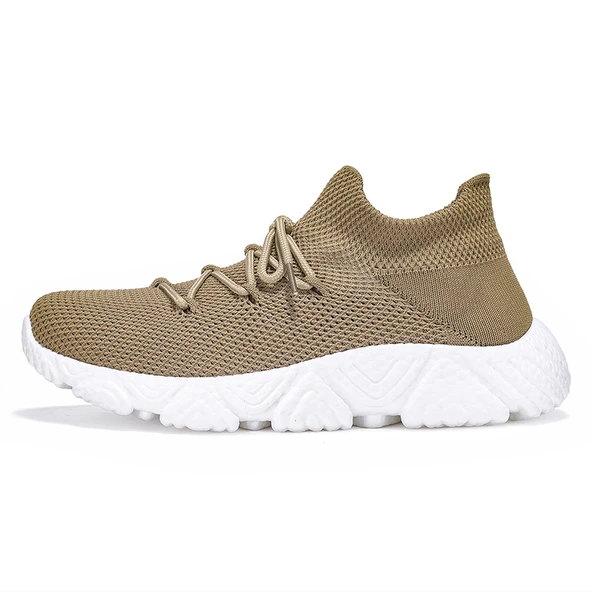 Unisex Örme Spor Ayakkabı (Haki)