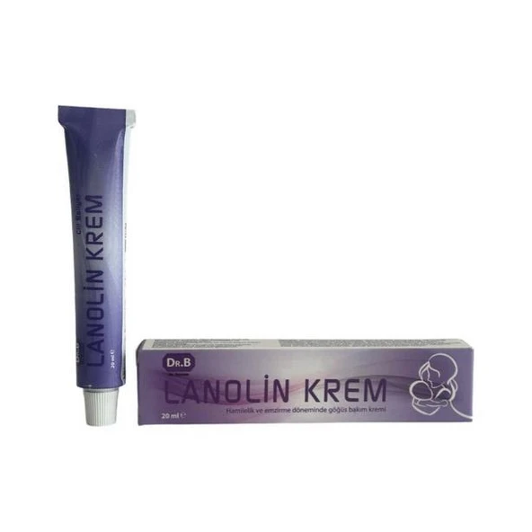 Dr.B Lanolin Krem Hamilelik ve Emzirme Döneminde Göğüs Bakım Kremi 20 ml