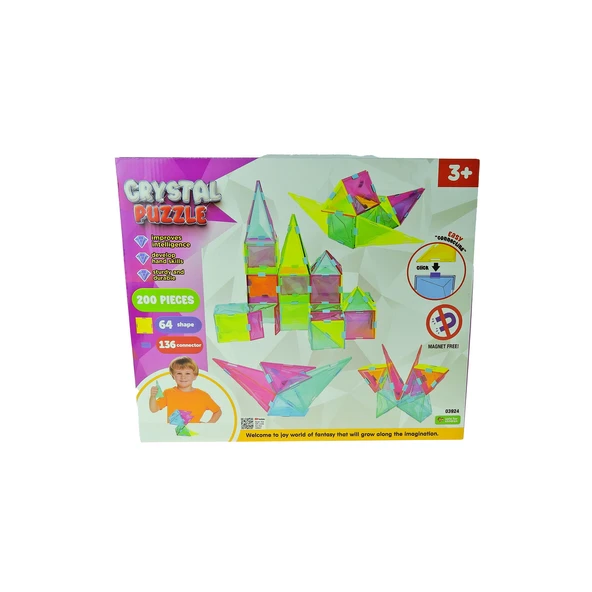 Oyuncak Kristal Puzzle 200 Parça 5 Cm - 2