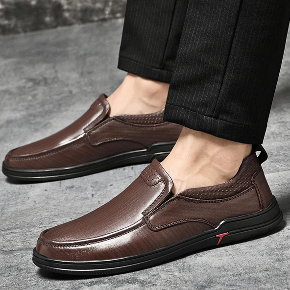 Erkek Deri Ayakkabı (Siyah) - Resim 7