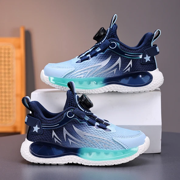 Unisex Çocuk Spor Ayakkabı (Koyu Mavi)