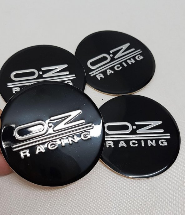Jant Göbeği Arma OZ Racing 60mm ALUMINYUM SİYAH 4lü SET