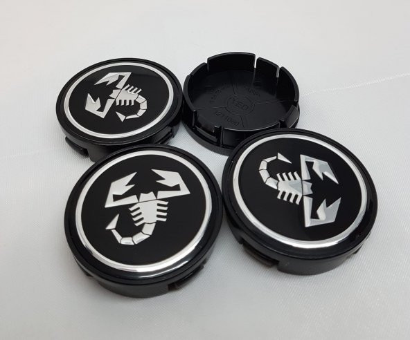 Jant Göbeği Akrep 58/55 55mm YUVA Scorpion Siyah 4LÜ SET