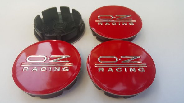 Jant Göbeği OZ Racing 58/55 55mm Yuva 4lü Set KIRMIZI