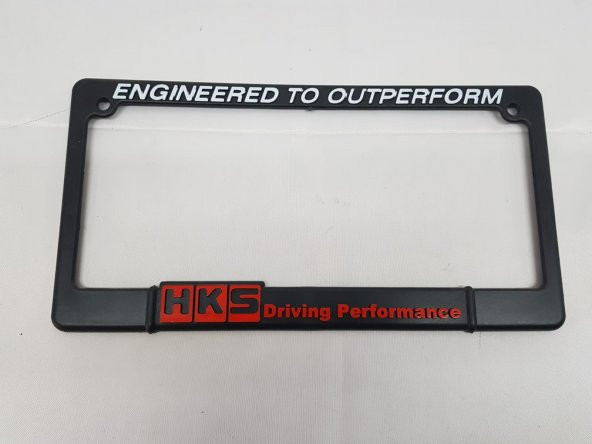 JDM plakalık HKS Kırmızı
