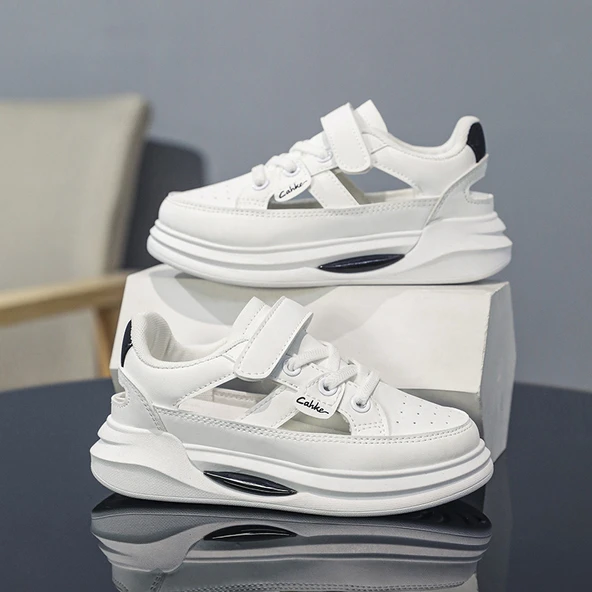 Unisex Çocuk Yazlık Spor Ayakkabı (Beyaz)