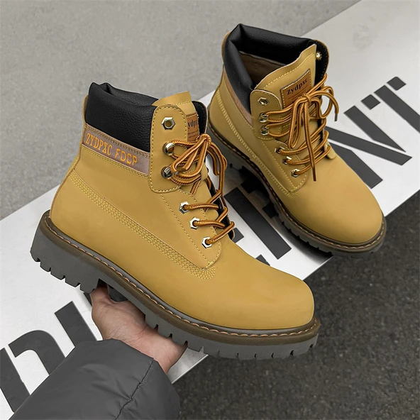 Unisex Polar Astarlı Martin Bot (Kadın Sarı 24716)