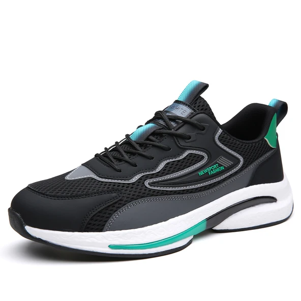 Unisex Spor Ayakkabı (Siyah - Yeşil)