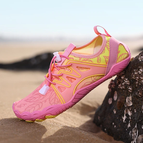 Unisex Trekking ve Plaj Ayakkabısı (Pembe - Sarı)