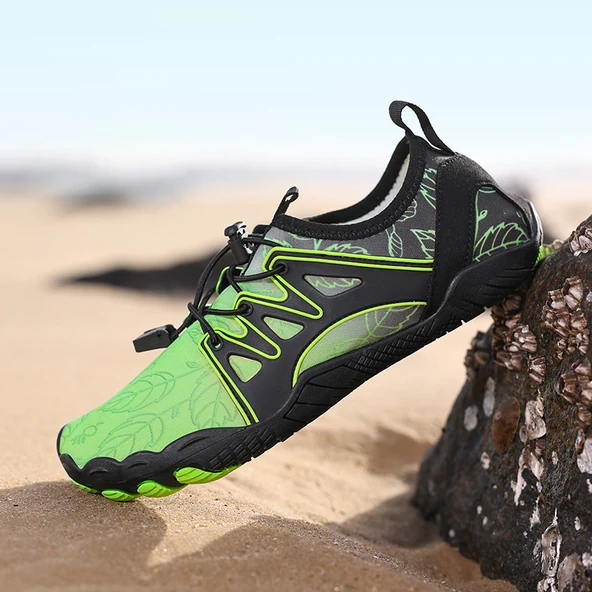 Unisex Trekking ve Plaj Ayakkabısı (Siyah - Sarı)