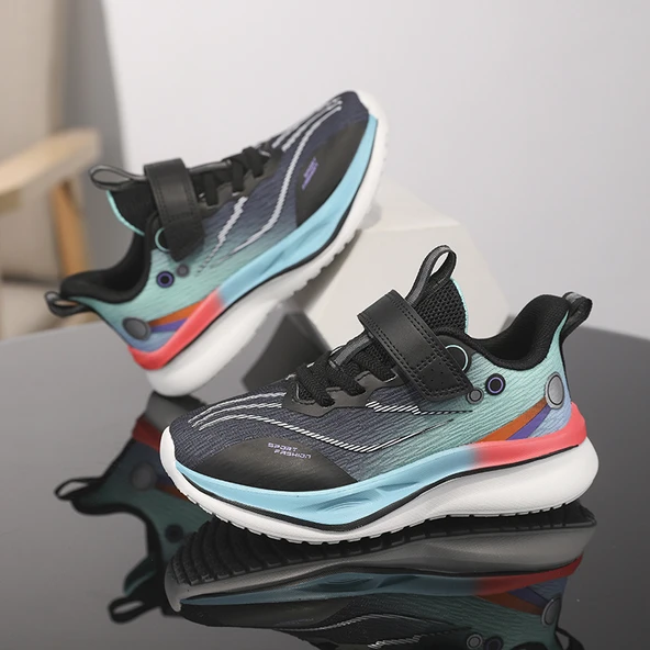 Unisex Çocuk Spor Ayakkabı (Siyah)