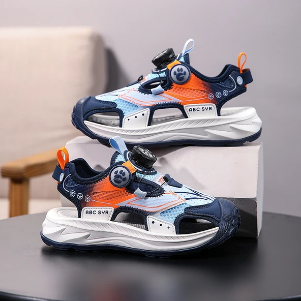 Unisex Çocuk Yazlık Sandalet (Denim Mavisi)