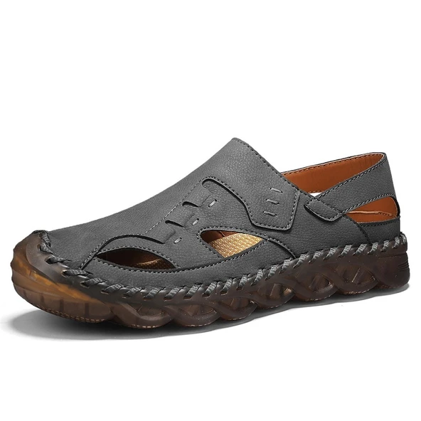 Erkek Günlük Sandalet (Gri)