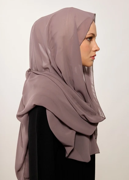 Tesettür Şal - Şifon - Vizon - Resim 5