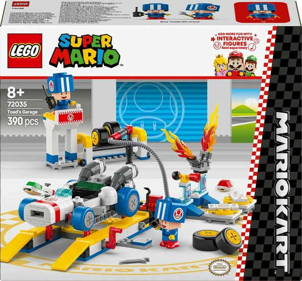 Lego Super Mario: Mario Kart – Toad’Un Garajı 72035, 8 Yaş Ve Üzeri Erkek Ve Kız Çocukları İçin, 2 M - Resim 3