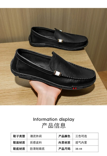 Erkek Yazlık Loafer Ayakkabı (Beyaz) - 11