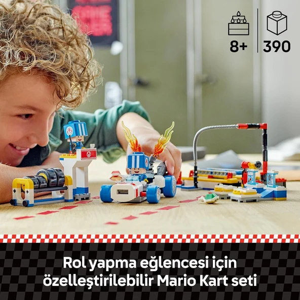 Lego Super Mario: Mario Kart – Toad’Un Garajı 72035, 8 Yaş Ve Üzeri Erkek Ve Kız Çocukları İçin, 2 M - Resim 5